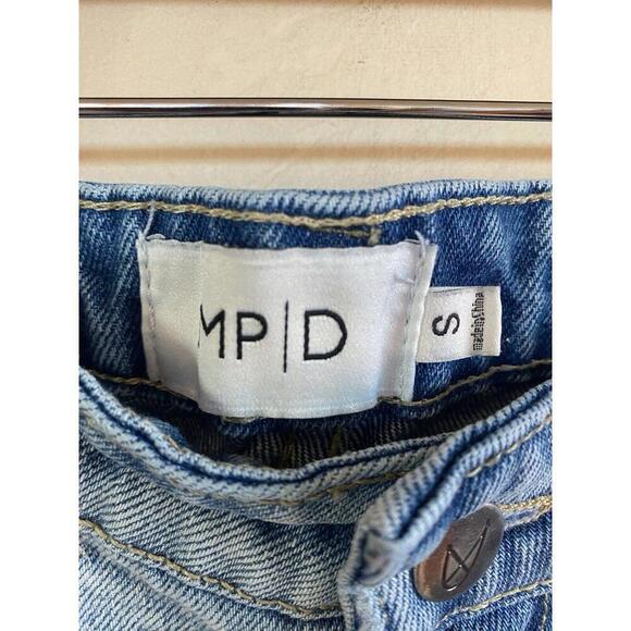 MP|D Mom Jeans Women's High Rise Denim Blue Small - Picture 3 of 3